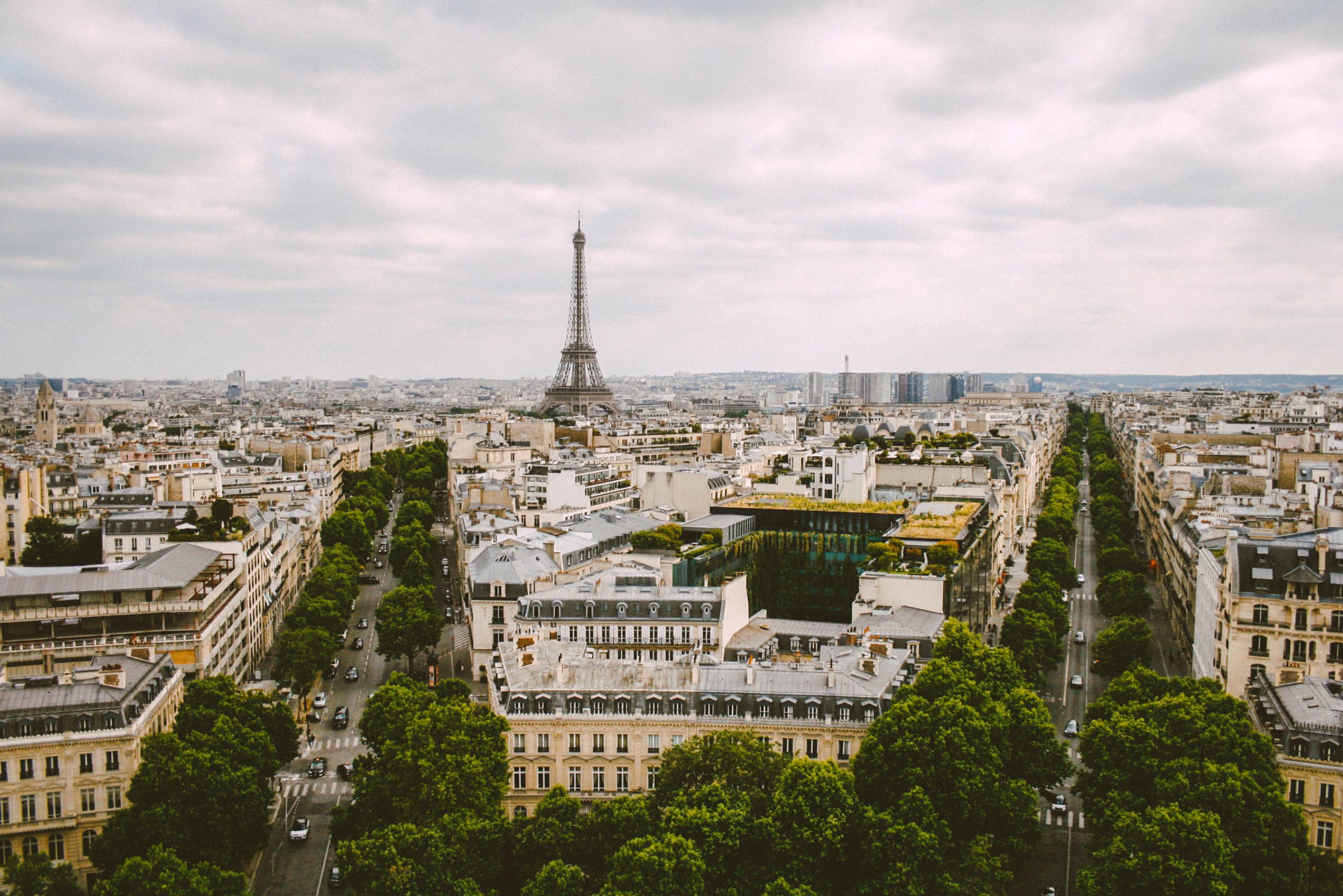 paysage des toits à Paris